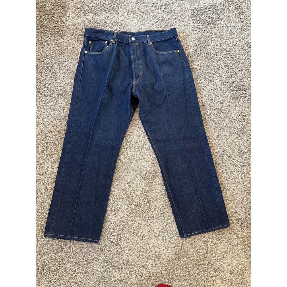 Levi's 501 XX Men's 40x30 Button Fly‎ Original Straight Shrink To Fit Dark Wash